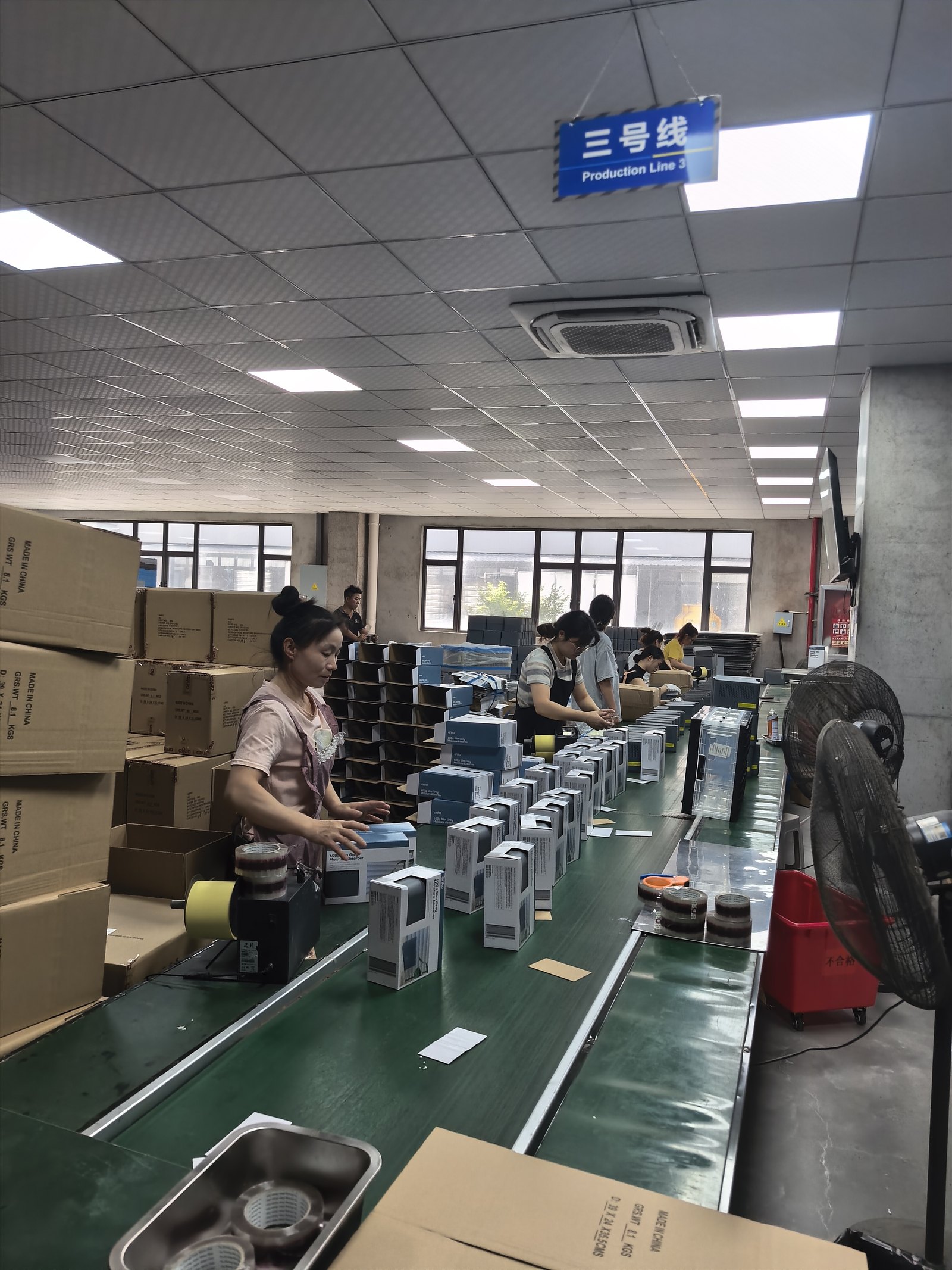 Packaging line