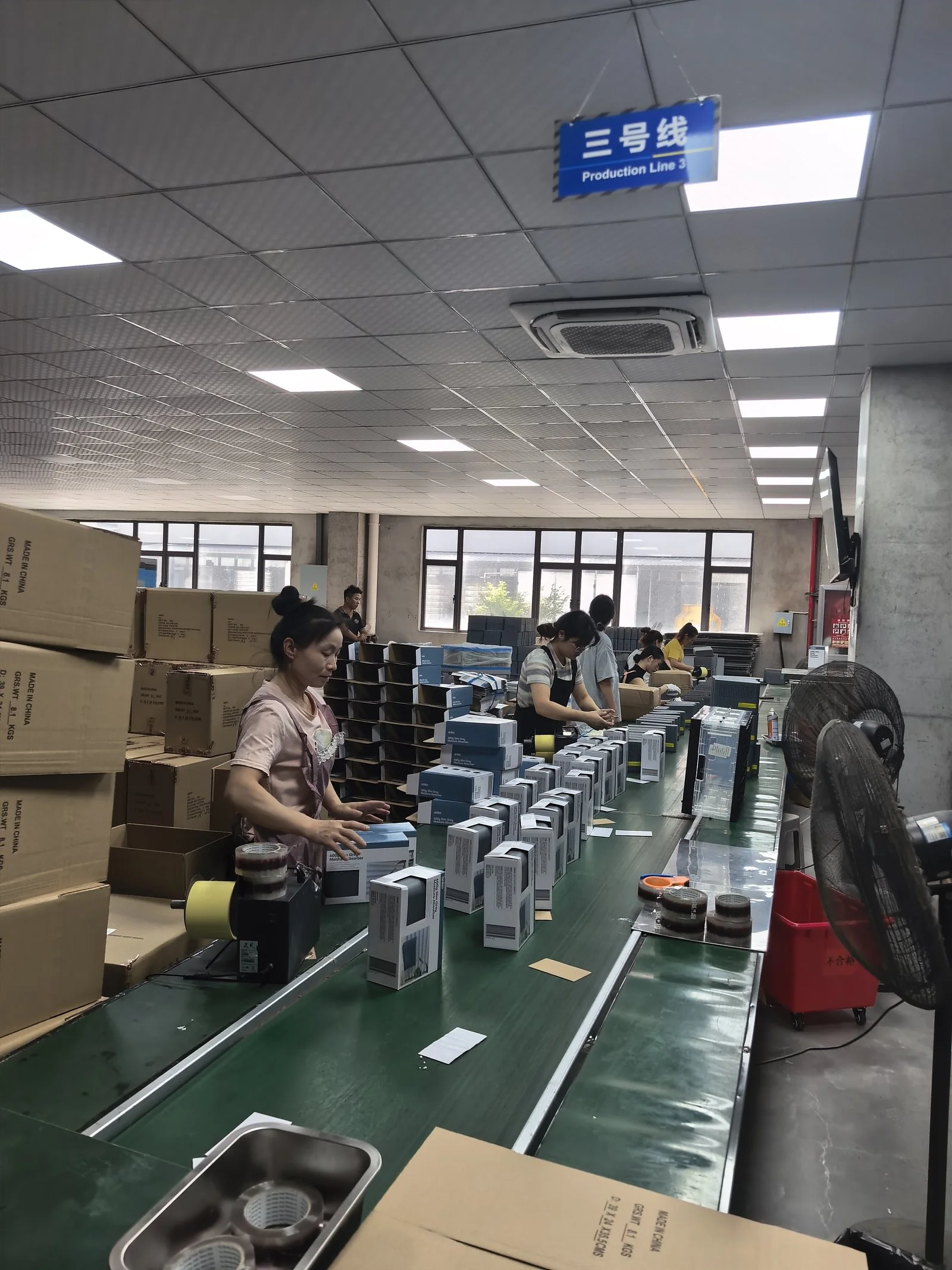 Packaging line