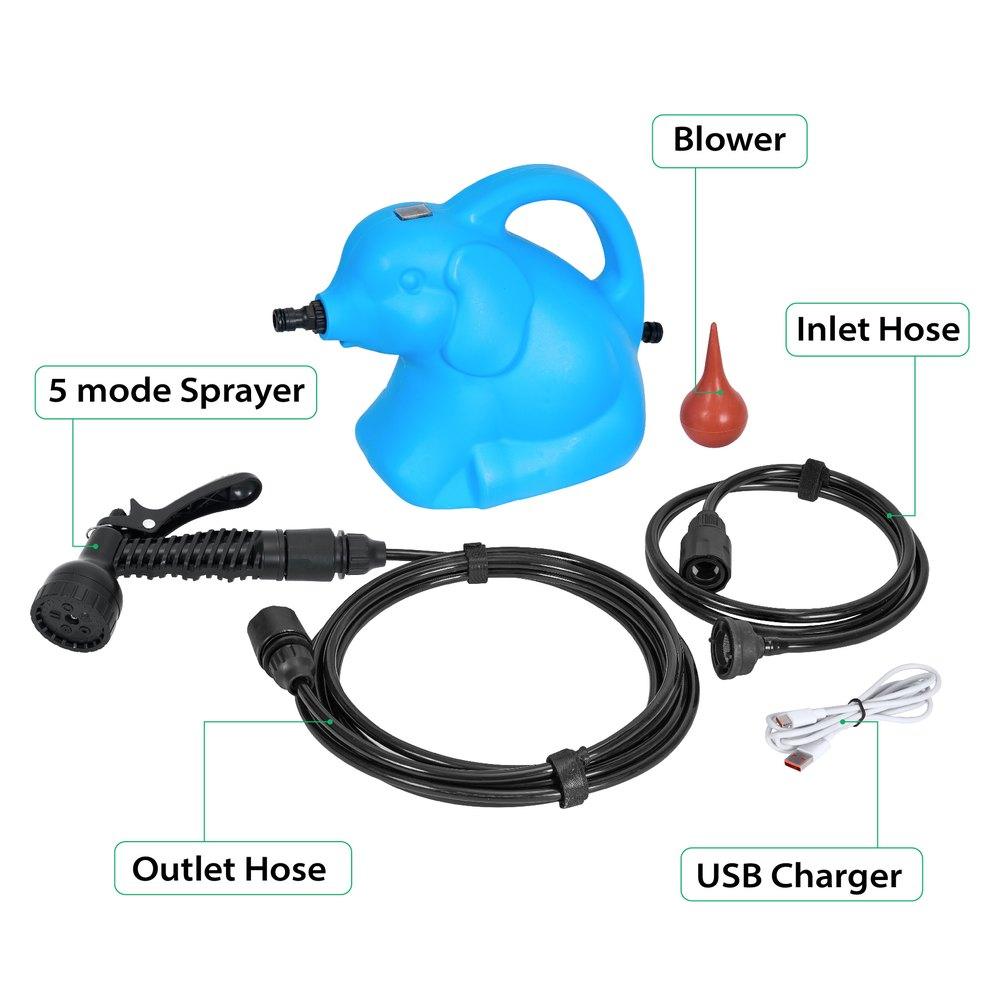 WashGo 12V Rechargeable Portable Washdown Pump Kit
