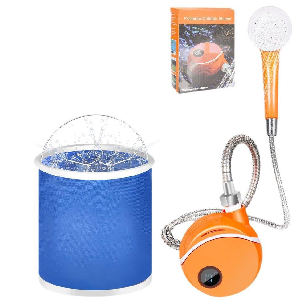 CampFlow 4X 4-in-1 Rechargeable Camping Shower Pump