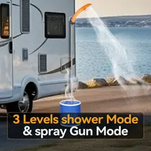 CampFlow 4X 4-in-1 Rechargeable Camping Shower Pump image 6