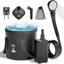 CampFlow Max 6000mAh Adjustable-Flow Camping Shower Pump image 5