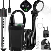 CampFlow Max 6000mAh Adjustable-Flow Camping Shower Pump image 8