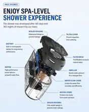 CampFlow Turbo Dual-Speed High-Flow Camping Shower Pump image 7